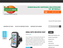 Tablet Screenshot of corporategiftsmumbai.com