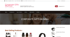 Desktop Screenshot of corporategiftsmumbai.co.in