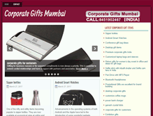 Tablet Screenshot of corporategiftsmumbai.net